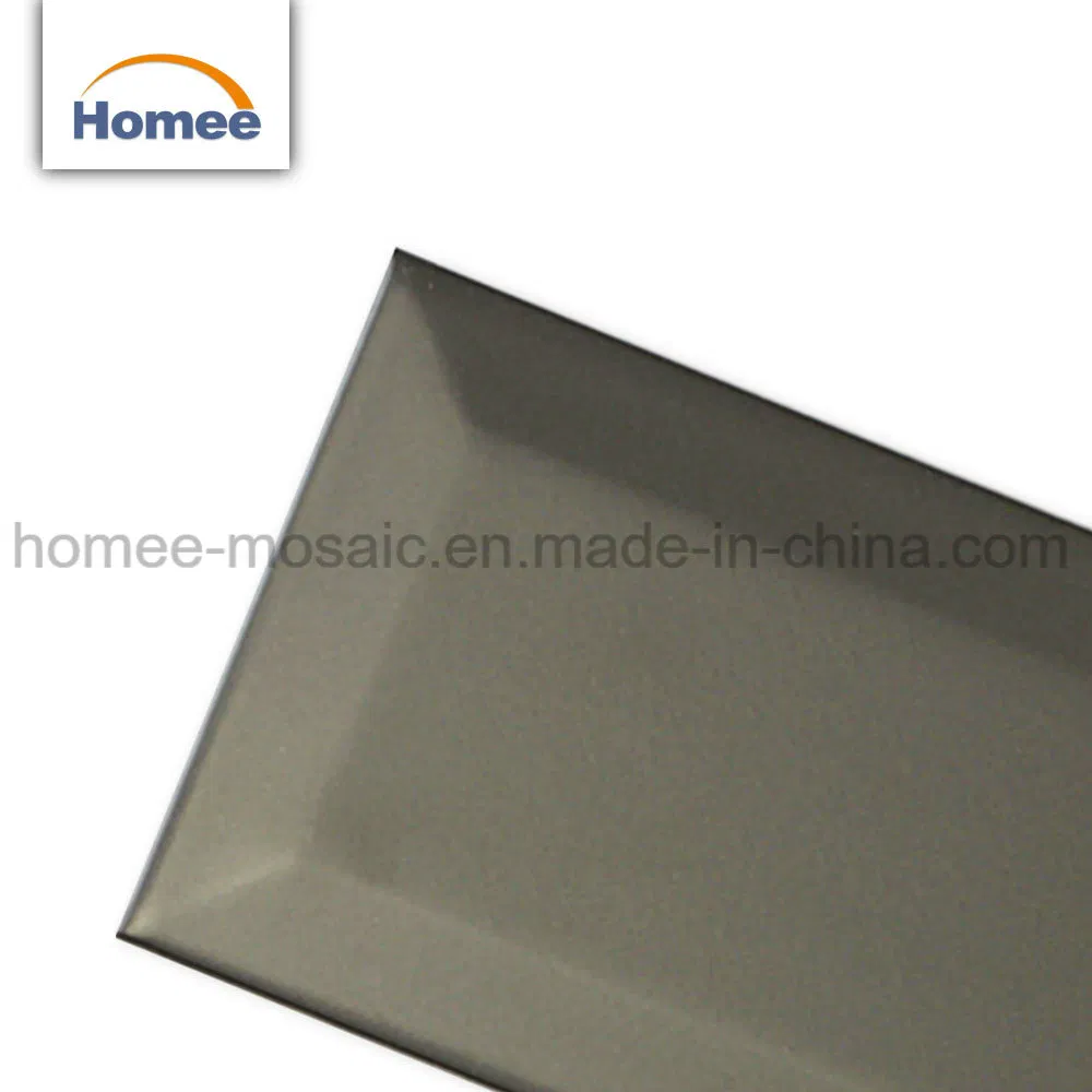 Azulejo de pared de ladrillo gris pulido de China Azulejo natural de ladrillo de mosaico de cerámica